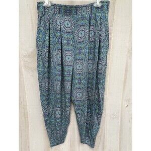 Vintage 80’s Inclinations Boho Festival Peasant Size S/M Pants Cropped Ladies